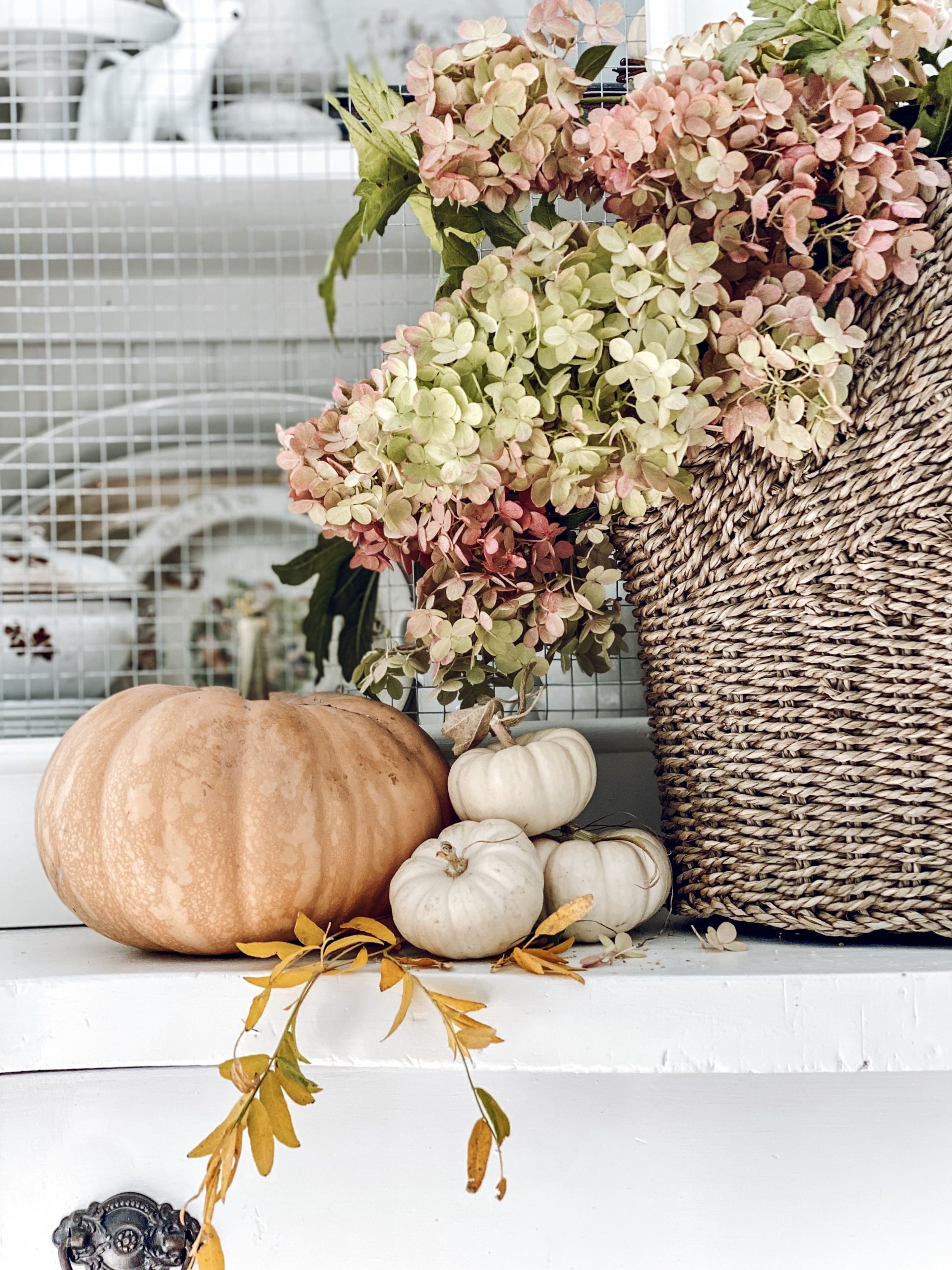 Decorating Ideas using a French Market Basket - LeCultivateur