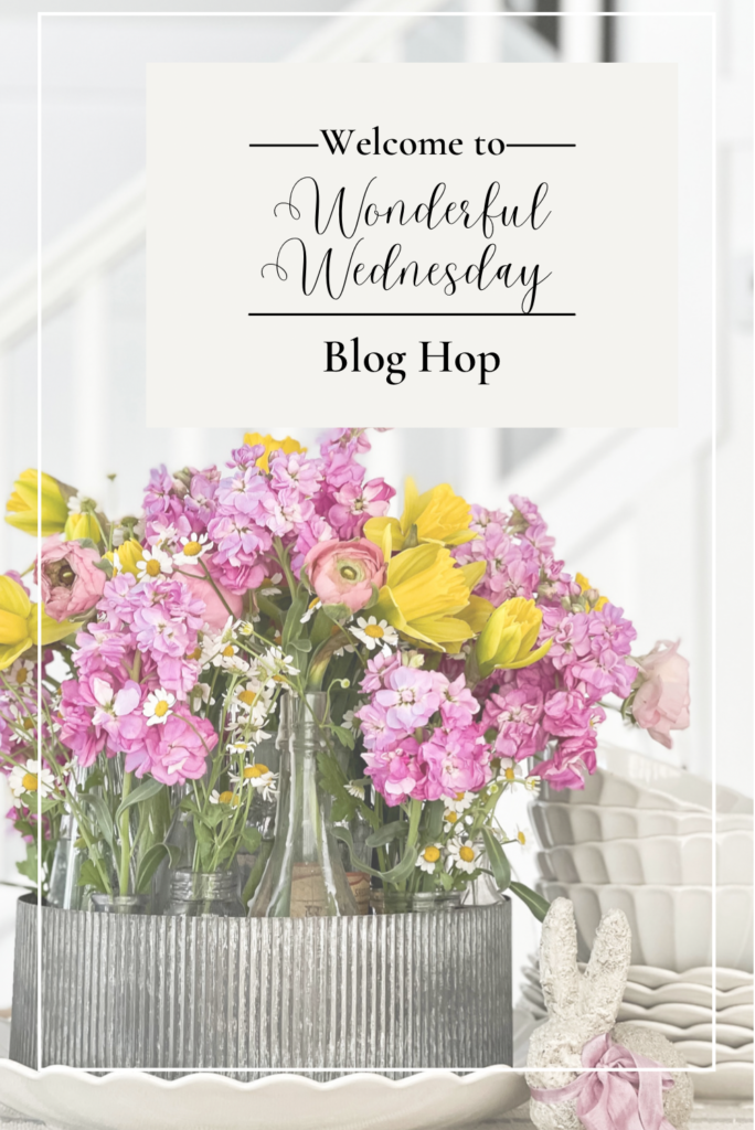 Wonderful Wednesday blog hop spring flowers