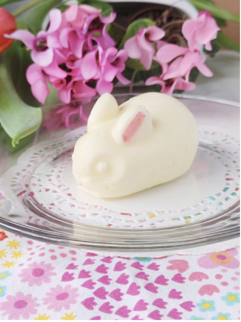 Bunny shaped butter
